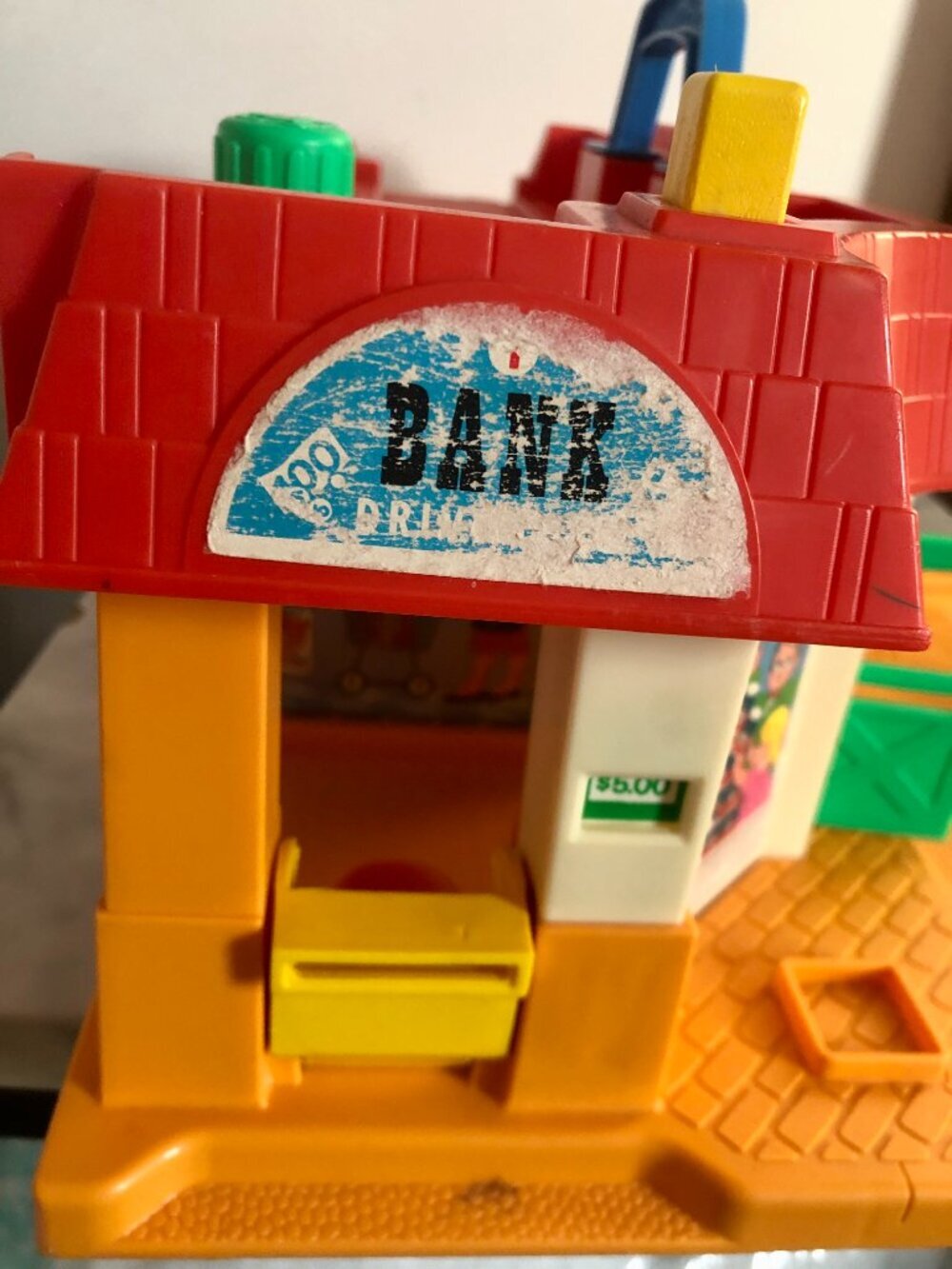 Fisher Price Little People Main Street House Village Mail #2500 Vintage 1986 - Picture 15 of 16